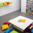 Toy Toy Play!, 2016, 2 toy pianos, play material in painted wood, variable dimensions